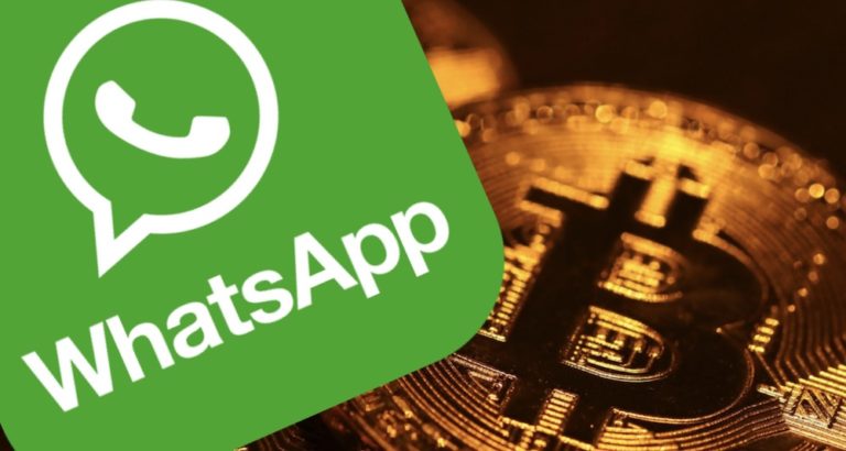 Send and receive bitcoins on WhatsApp