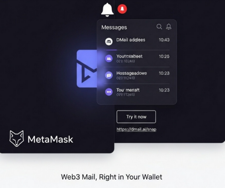 Dmail Brings Web3 Messaging Directly into MetaMask